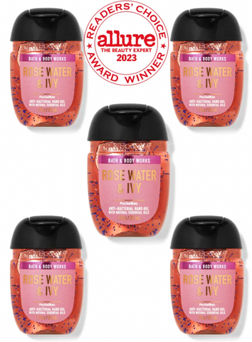 bbw131 香港現貨 Rose Water & Ivy PocketBac Hand Sanitizers, 5-Pack