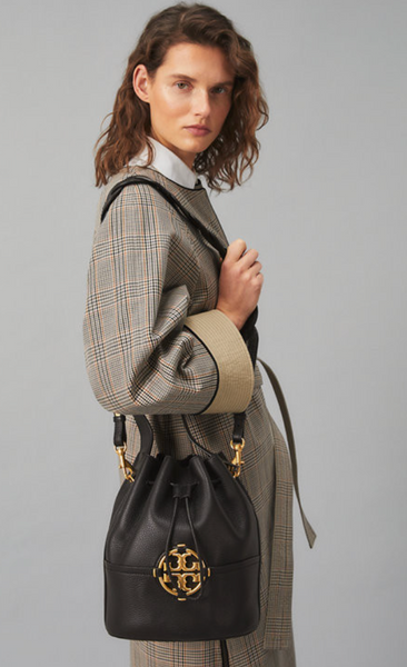 Tory334 香港現貨 荔枝紋 Tory Burch Bucket Bag