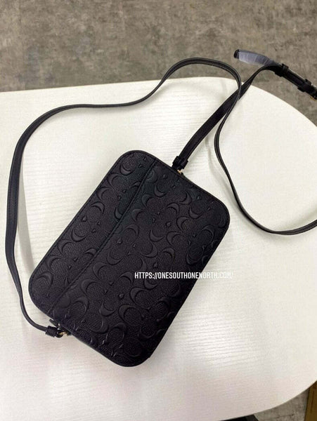 香港現貨 Coach Mini Camera Bag In Signature Leather