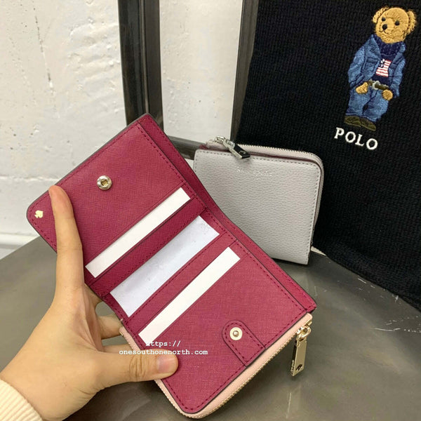 香港現貨 Kate Spade Eva Small l-zip Bifold Wallet