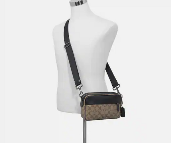 香港現貨 Coach Graham Crossbody In Signature Canvas