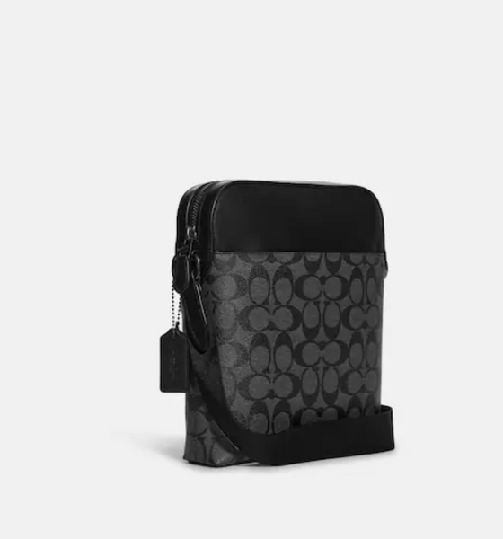 香港現貨 Coach Houston Flight Bag In Signature Canvas