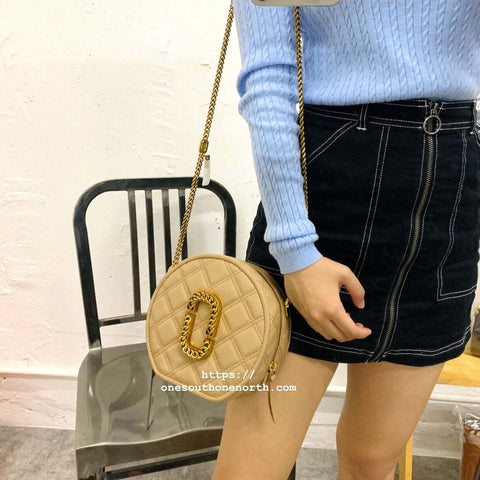 香港現貨 Marc Jacobs 107 The Status Metallic Shoulder Bag