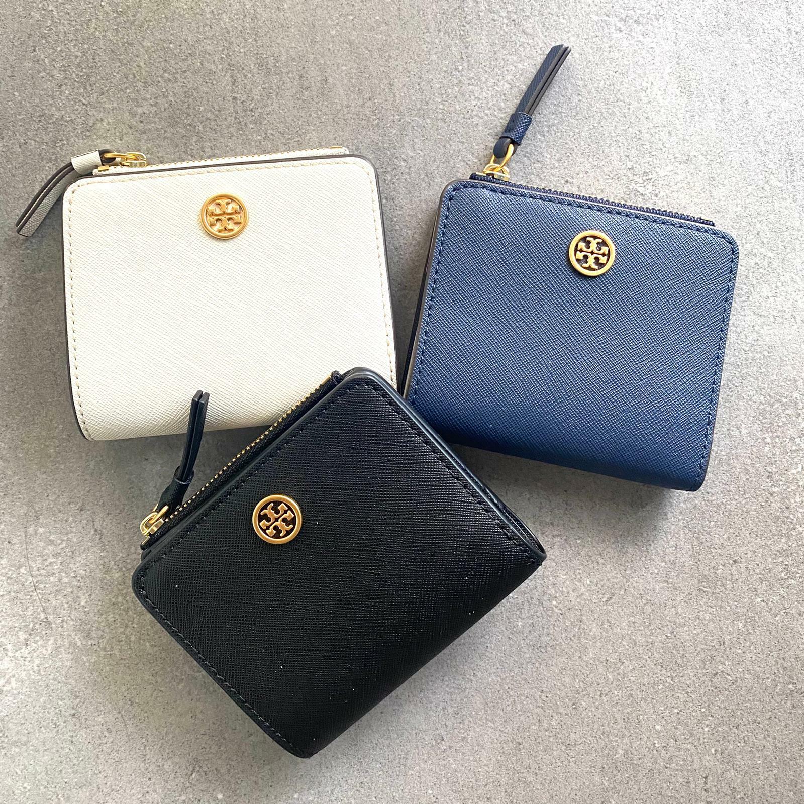 香港現貨 Tory Burch Robinson Mini Wallet Black