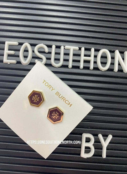 Tory Burch Logo Earring