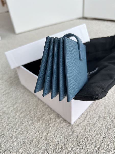 香港現貨 CELINE Accordion Card Holder Grained calfskin card case