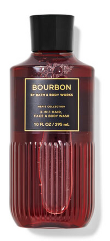 bbw139 Mens Bourbon 3-in-1 Hair, Face & Body Wash