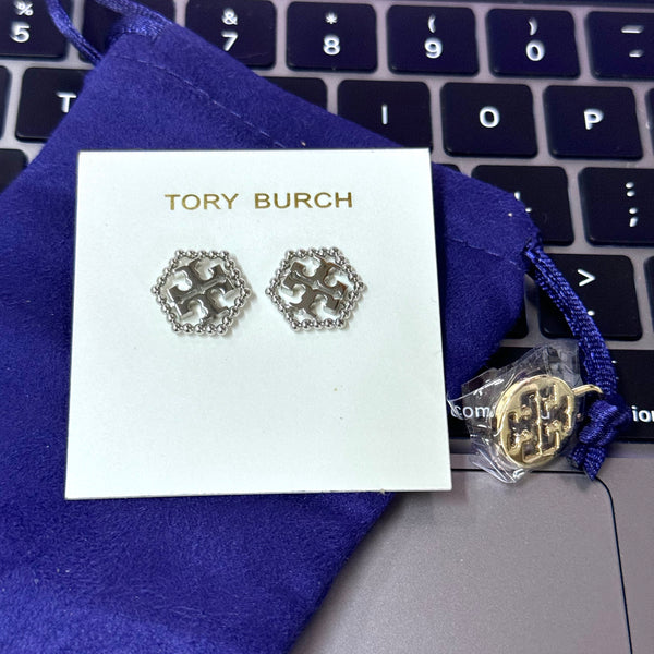 Tory Burch Logo Earring