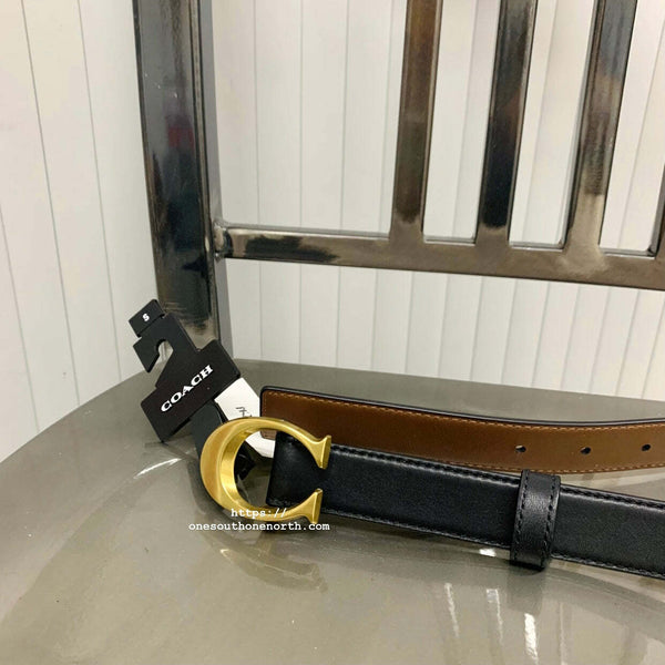 香港現貨 Coach 112 / 113 SIGNATURE BUCKLE BELT