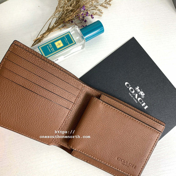 香港現貨 Coach Compact ID Men Wallet