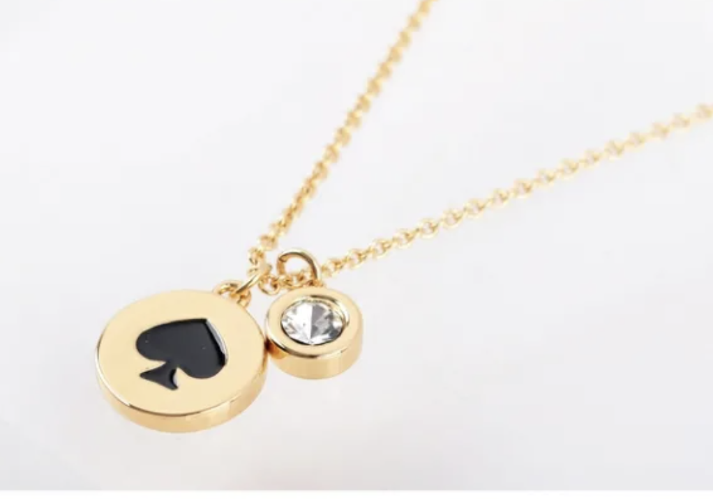 香港現貨 Kate Spade Spot The Spade Charm Pendant