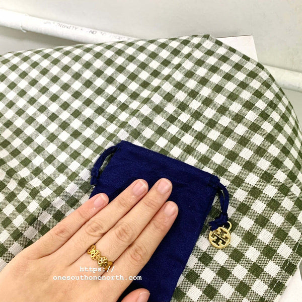香港現貨 Tory Burch Frozen Logi Ring