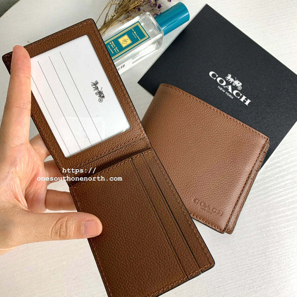 香港現貨 Coach Compact ID Men Wallet