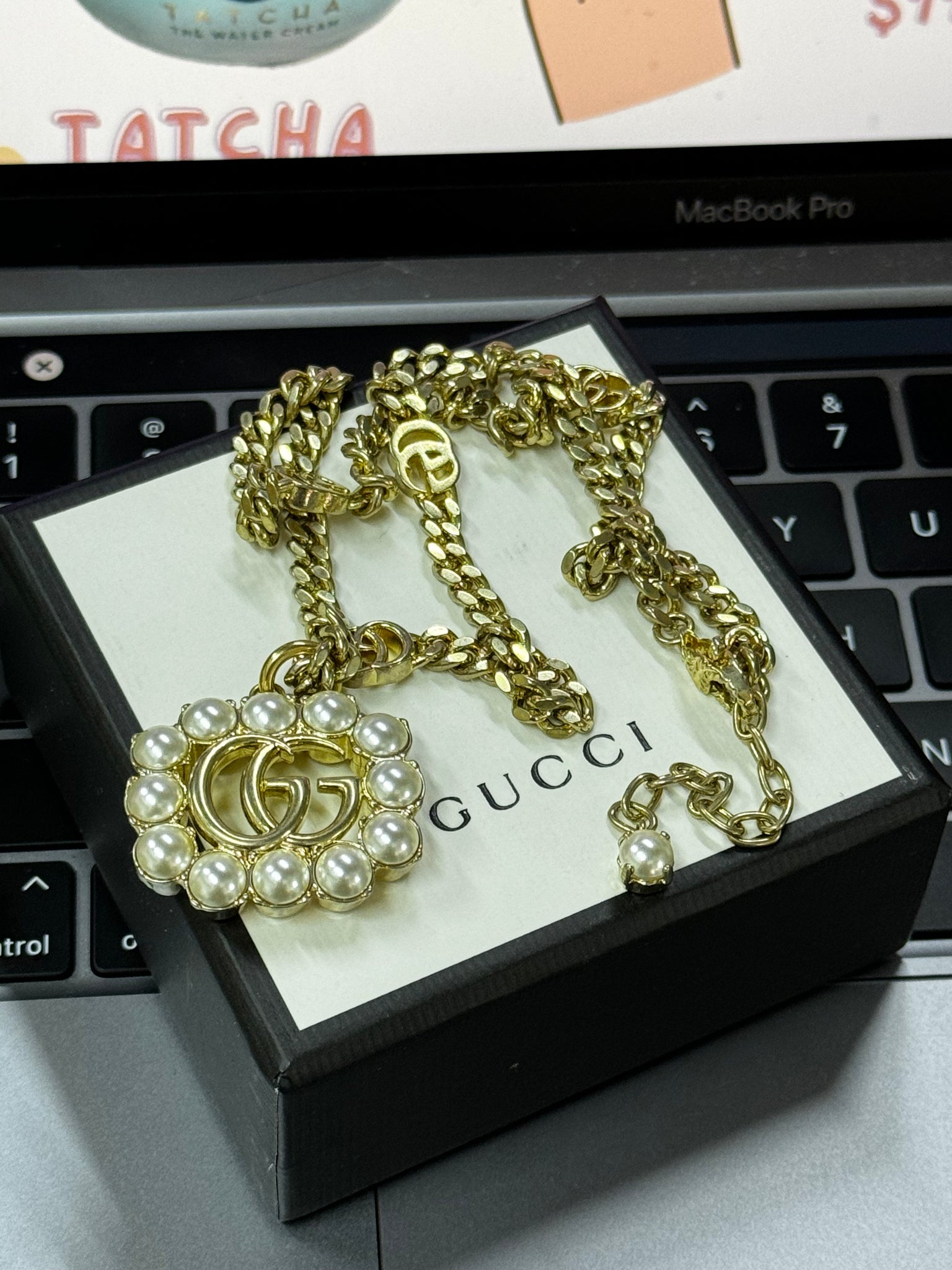 香港現貨 Gucci Pearl Necklace