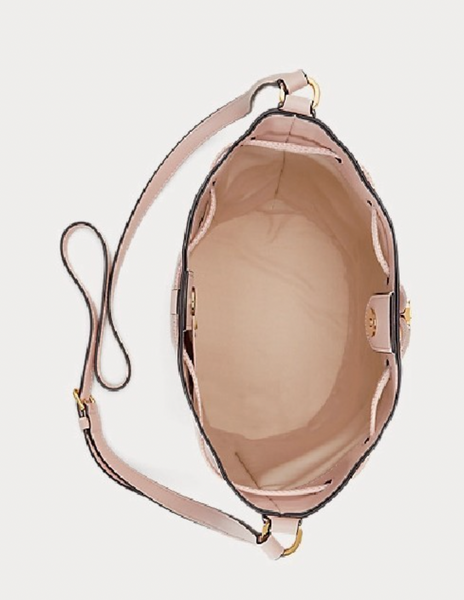 香港現貨 Polo Ralph Lauren Leather Medium Bucket Bag