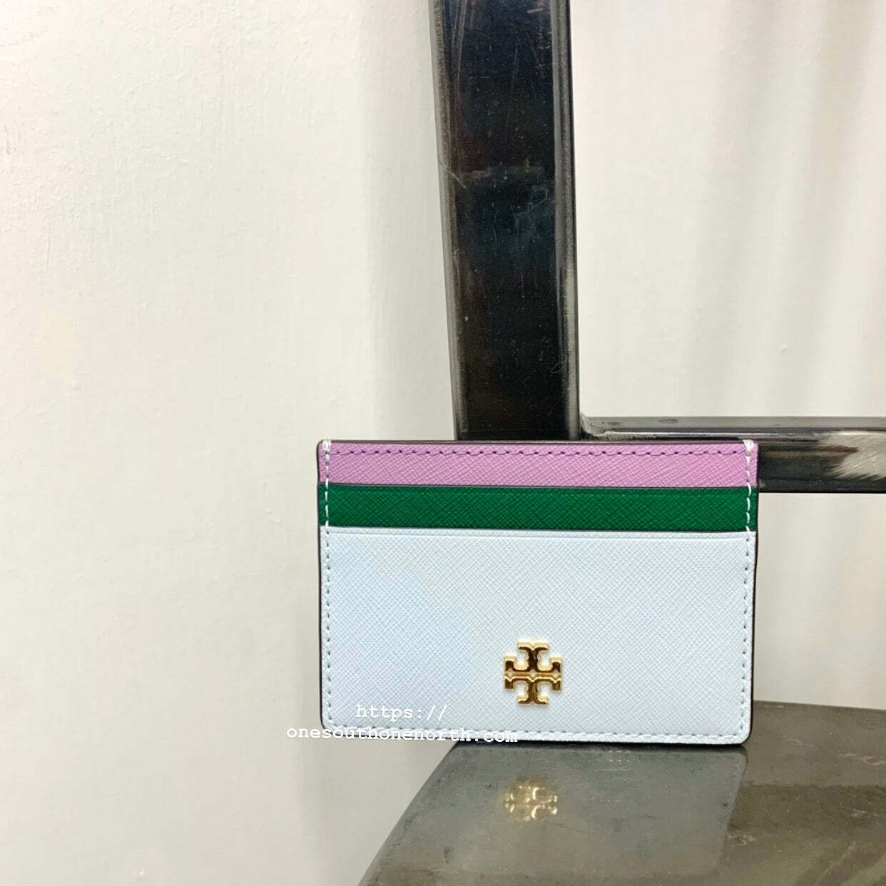 香港現貨 Tory Burch Emerson Slim Card Case  Color Block