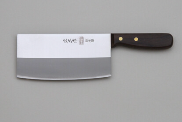 knife004 香港現貨 日本製造 不鏽鋼 木手柄菜刀  禮盒裝