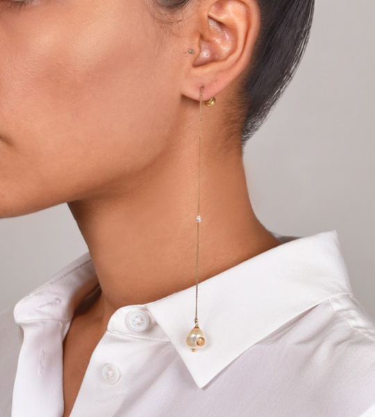 香港現貨 Gucci Pearl Earring 一隻