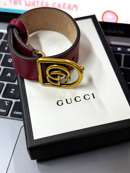 香港現貨 Gucci 皮革手帶