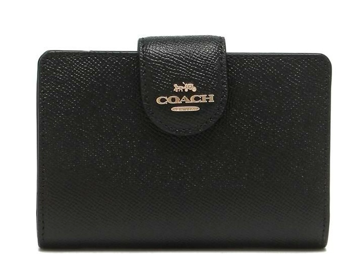 香港現貨 Coach Medium Corner Zip Wallet