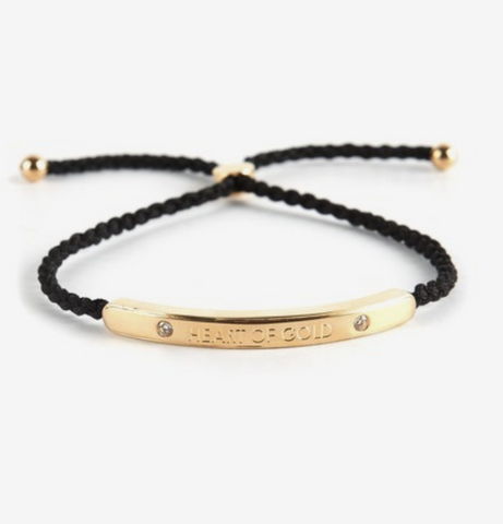 香港現貨 Kate Spade Say Yes Heart Of Gold Slider Bracelet