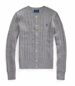 香港現貨 Ralph Lauren Kids Polo Cardigan Grey Size L