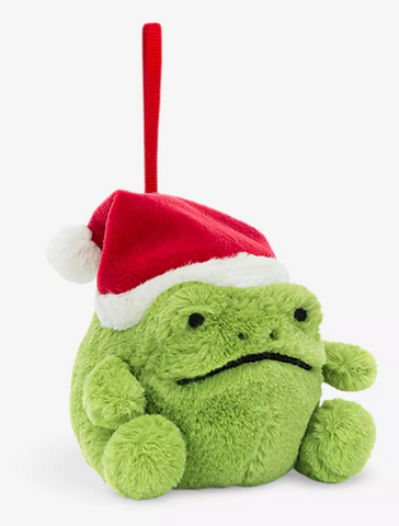 jelly032 Ricky Rain Frog Christmas hanging decoration 8cm