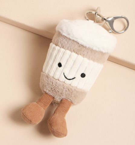 jelly024 Jellycat  Coffee-To-Go Bag Charm