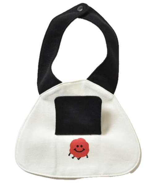 bib001 香港現貨  飯團 嬰兒口水肩  日本New Item