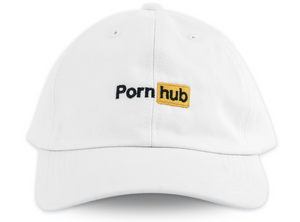 香港現貨 Porn hub 白色cap帽