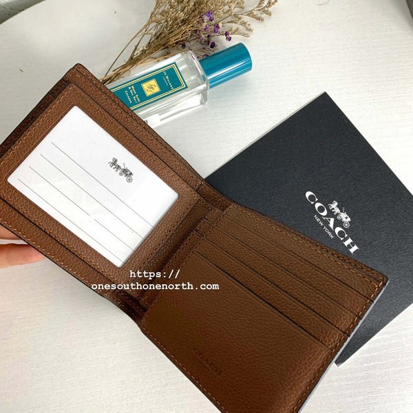 香港現貨 Coach Compact ID Men Wallet