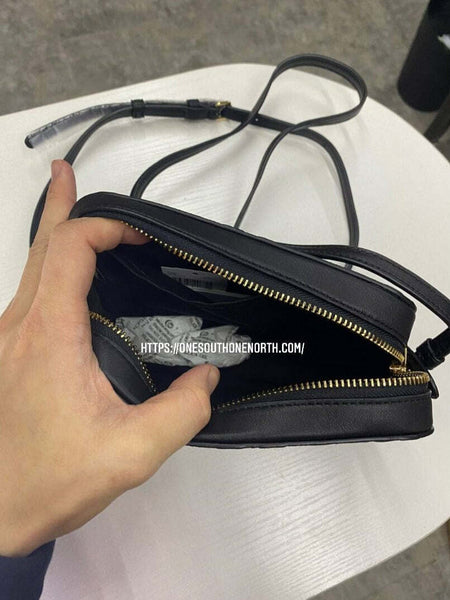 香港現貨 Coach Mini Camera Bag In Signature Leather