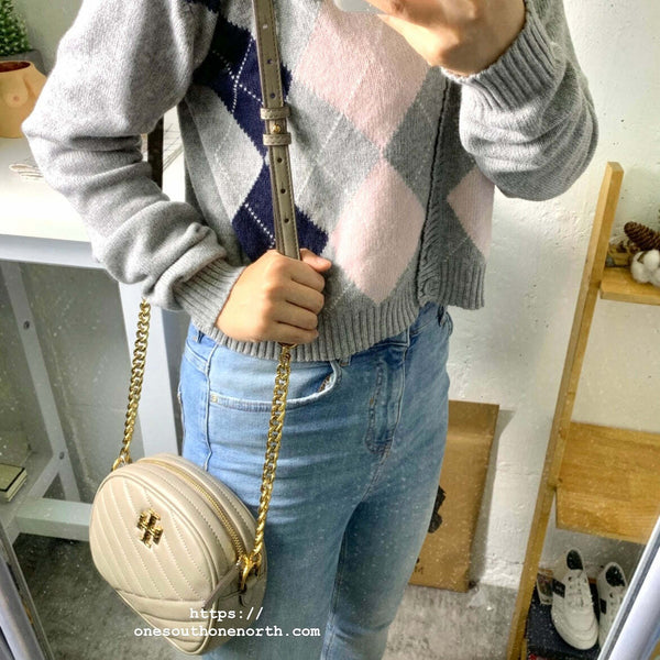 香港現貨 Tory Burch Kira Chevron Small Camera Bag