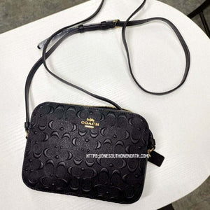 香港現貨 Coach Mini Camera Bag In Signature Leather