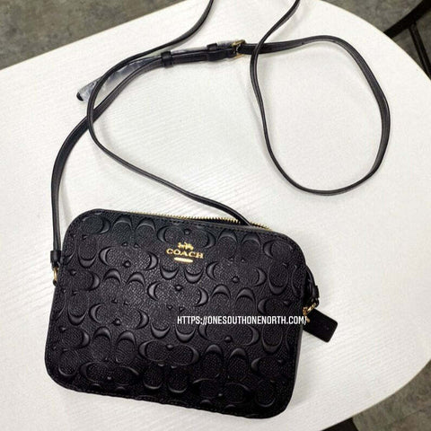 香港現貨 Coach Mini Camera Bag In Signature Leather