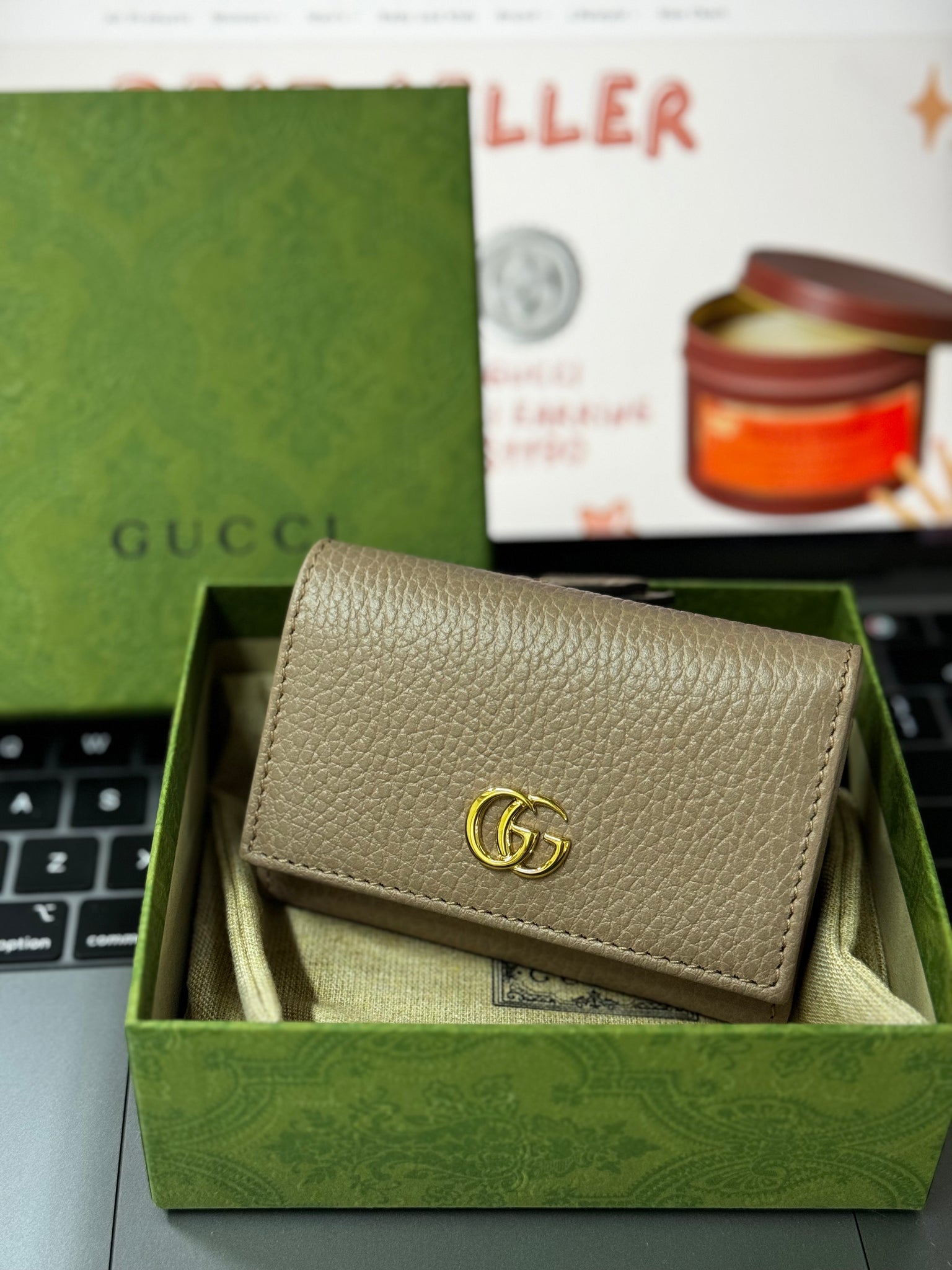香港現貨 Gucci 女裝銀包 連盒