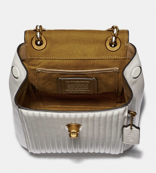 香港現貨 Coach Parker 16 Convertible Backpack (White Quilting)