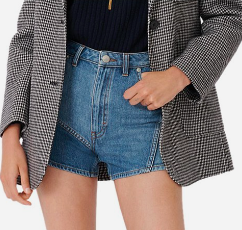 香港現貨  Iris high-rise denim shorts 34