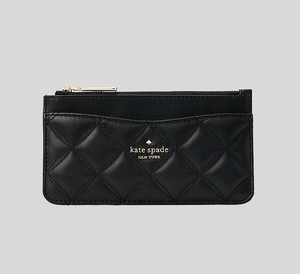 Katespade104 香港現貨 Kate Spade Natalia Large Slim Card Holder Black
