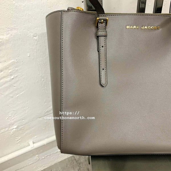 香港現貨 Marc Jacobs Commuter Leather Tote Bag Ash Color