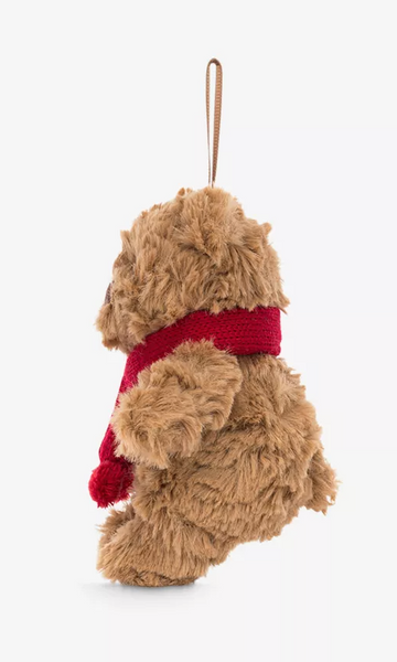 jelly031 Bartholomew Bear Christmas hanging decoration 12cm