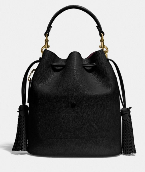 香港現貨 Coach Lora Bucket Bag With Whipstitch Detail