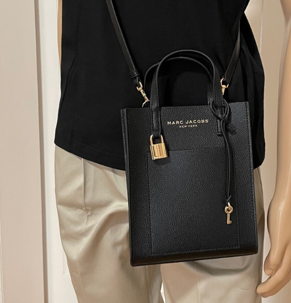 MJ113 香港現貨 Marc Jacobs Micro Grind Tote Bag In Black