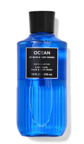 bbw137 Mens Ocean 3-in-1 Hair, Face & Body Wash