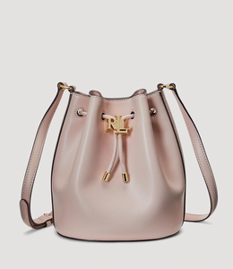 香港現貨 Polo Ralph Lauren Leather Medium Bucket Bag