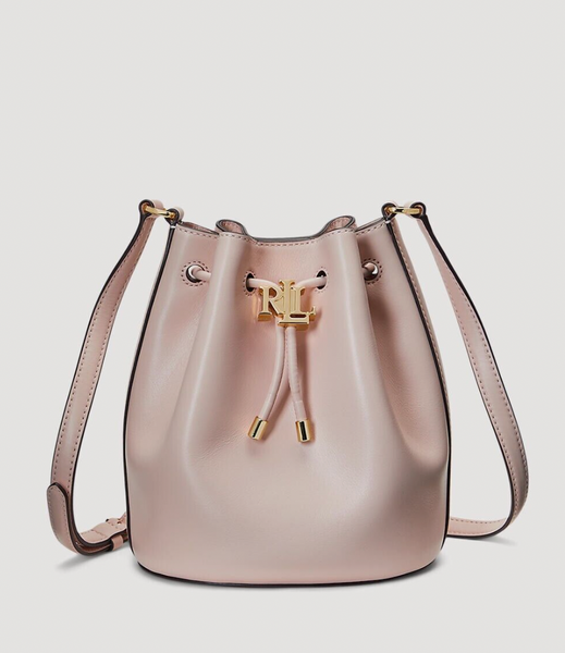 香港現貨 Polo Ralph Lauren Leather Medium Bucket Bag
