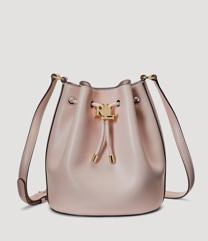 香港現貨 Polo Ralph Lauren Leather Medium Bucket Bag