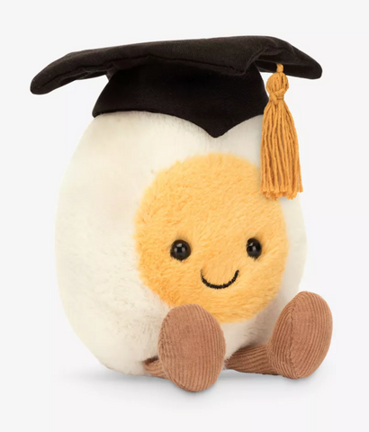 Jelly016 香港現貨 JELLYCAT Amuseable Boiled Egg Graduation 14cm