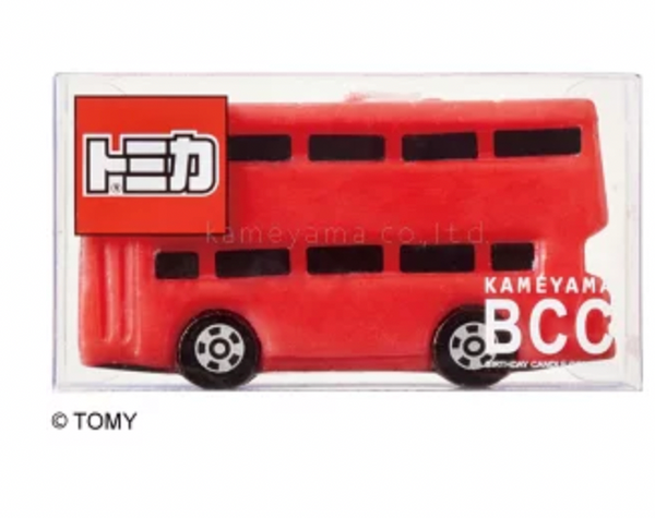 tomy002 香港現貨 Tomica Tomy 生日蠟燭 紅色巴士