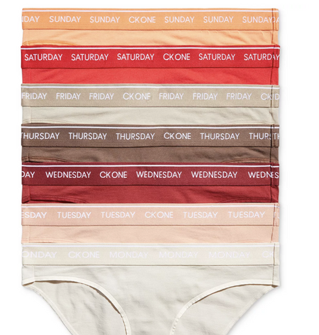 香港現貨 Calvin Klein One Days of the week 7 pack bikini underwear size XS